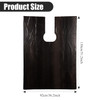 WILLBOND 100 Disposable Salon Cape Plastic Barber Cape for Hair Stylist Waterproof Shampoo Apron for Dye Cutting Colorin