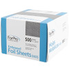 ForPro Professional Collection Embossed Foil Sheets 500S Aluminum Foil PopUp Dispenser for Hair Color Application and Hi
