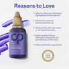 Colorproof Toning Drops 1 Fl Oz Toner for Blonde Hair wCitrus Jasmine Coconut Milk Scent HighlyPigmented Instant Hair To