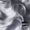 MANIC PANIC Classic Blue Steel Semi Permanent Hair Color Cool Silver Hair Dye for Women Men That Lasts 46 Weeks Vegan Am
