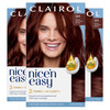 Clairol Nicen Easy Permanent Hair Dye 5M Medium Mahogany Brown Hair Color Pack of 3