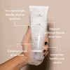 FOUR REASONS Color Depositing Shampoo for Color Treated Hair Platinum BlondeGrey Sulfate Free Grey Hair Toner 845 Fl Oz