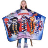 DOKKIA Barber Cutting Cape Hairdressing Salon Cloth Hair Styling Apron Cover Gown Grownups 5060 CARTOON ANIME PRINT