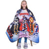 DOKKIA Barber Cutting Cape Hairdressing Salon Cloth Hair Styling Apron Cover Gown Grownups 5060 CARTOON ANIME PRINT