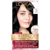 LOreal Paris Excellence Creme Permanent Hair Color 1C Cool Black 100 percent Gray Coverage Hair Dye Pack of 1
