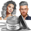 Silver Gray Temporary Hair Color Wax Instant Natural Hairstyle Cream Dye Grey Styling Pomadesfor Men Girls Women Youth D
