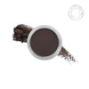 Emani AllInOne Vegan Eyebrow Cream 042oz Dark Brown