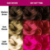 MANIC PANIC Classic Hot Hot Pink Semi Permanent Hair Color Neon Pink Hair Dye for Women Men That Lasts 46 Weeks Vegan Am