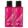 MANIC PANIC Hot Hot Pink Hair Color Amplified 2PK Semi Permanent Hair Dye Medium Pink Glows In Blacklight For Dark Light