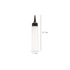 Lasenersm 2Piece Hair Dye Applicator Bottle Black 250ml Pump Action Angled Tip Graduated Scale Home Salon Use Travel