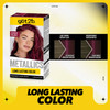 got2b Metallics Permanent Hair Dye Dark Ruby M68 Hair Color for Women Men Formulated with MetallicShine Booster for Cool