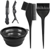 Yexixsr 5Pcs Professional Salon Hair Coloring Dyeing Kit Hair Bleach Dit Hair Coloring Products with Hair Dye Brush Hair