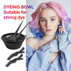 Yexixsr 5Pcs Professional Salon Hair Coloring Dyeing Kit Hair Bleach Dit Hair Coloring Products with Hair Dye Brush Hair