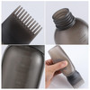 Pimoys 2 Pack Root Comb Applicator Bottle 6 Ounce Oil Applicator for Hair Dye Black Hair Oiling Bottle Applicator Brush