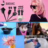 Sievic 42 Pieces Hair Dye Coloring Kit Hair Tinting BowlDye BrushHair agitatorEar CoverHairClip Hair Coloring CapeGloves