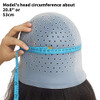 3 Pieces Reusable Highlighting Cap Hair Dye Kit Highlight Bleach Hair Coloring Cap with Metal Hook Silicone Highlight fo