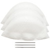 3 Pieces Reusable Highlighting Cap Hair Dye Kit Highlight Bleach Hair Coloring Cap with Metal Hook Silicone Highlight fo