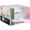 ForPro Professional Collection Vivid Rose Embossed Foil Sheets Aluminum PopUp Foil Dispenser Hair Foils for Color Applic