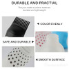 Framendino 3 Pack Root Comb Applicator Bottle with Graduated Scale Colorful Plastic Squeeze Brush for Hair Dye Home Salo