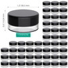 Houseables Sample Containers Lip Balm Containers Sample Jars Mini Jars with Lids Small Empty for Makeup Powder Gloss Cos
