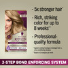 Schwarzkopf Keratin Blonde Hair Dye 80 Medium Blonde Professional Quality Permanent Hair Color Bond Enforcing System Pre