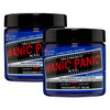 MANIC PANIC Classic Rockabilly Blue Semi Permanent Hair Color True Neutral Blue Hair Dye for Women Men That Lasts 46 Wee