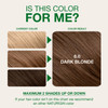 Naturigin Permanent Hair Color 60 Dark Golden Copper Blonde Ammonia Free 100 Gray Coverage Nourishing Natural Formula Fo