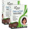 Light Mountain Henna Hair Color Conditioner Color the Gray Chestnut Hair Dye for MenWomen 2Step ChemicalFree SemiPermane