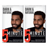 SoftSheenCarson Dark Natural Hair Color for Men 5 Minutes Natural Looking Gray Coverage for Up To 6 Weeks Shampooin Perm