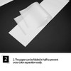 Chrees 100Pcs Professional Hair Coloring Sheet Hair Highlighting Strips Reusable Dyeing Separating Sheet