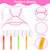 Waydress 6 Pieces Highlight Hair Cap Salon Hair Coloring Highlighting Dye Tipping Cap Frosting Caps with 4 Pieces Highli