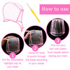 Waydress 6 Pieces Highlight Hair Cap Salon Hair Coloring Highlighting Dye Tipping Cap Frosting Caps with 4 Pieces Highli