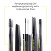 Arches and Halos 2 in 1 Defining Eyebrow Pencil and Powder Brow Powder with Spoolie Brush Shape and Fill for Natural Loo