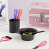 Glamlily Silicone Mini Hair Color Whisk Set Precision Hair Dye Mixing Whisk MultiUse Salon Kitchen Mixers Vibrant Color