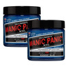 MANIC PANIC Classic Voodoo Blue Semi Permanent Hair Color Dark Greenish Blue Hair Dye for Women Men That Lasts 46 Weeks