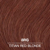 COLORCHARM Permanent Liquid Hair Color for Gray Coverage 8RG Titan Red Blonde 14 Fl Oz