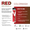 Red Hair Color Depositing Colorwash Red Viral Shampoo for Brunettes and Brown Hair Bondfix Bond Rebuilder Semi Permanent