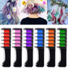 EBANKU Temporary Hair Chalk Comb 10 Color Washable Hair Chalk Set for Girls Kids Gifts on Cosplay DIY Halloween Christma