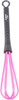 1Pc Rose Red Convenient Plastic Hair Dye Paste Stir Bar Salon Hairdressing Dye Handle Whisk Balloon Whip Mixer Hair Dyei