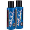 MANIC PANIC Atomic Turquoise Hair Color Amplified 2PK Semi Permanent Hair Dye Bright Aqua Blue with Green Undertones Veg