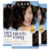 Clairol Nicen Easy Permanent Hair Dye 3 Brown Black Hair Color Pack of 3