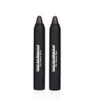 Professional Hair Chalk Temporary Hair Dye Nontoxic Hair Color Crayon Cover White Hair Color Patch 2packsdark Browndark