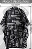 Borogo Professional Waterproof Hair Styling Cape Nylon Haircuting Salon Cape Gown Hair Salon with Snap Closure 50 x 60