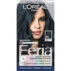 LOreal Paris Feria MultiFaceted Shimmering Permanent Hair Color 411 Downtown Denim Pack of 1 Hair Dye Kit