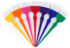 PERFEHAIR Hair Dye Brush Kit Coloring Tint Applicator Brushes Set7 Rainbow Colors