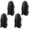 4 PACK Hair Salon Capes with Snap Closure Waterproof Hairdressing Styling Hair Cutting Coloring Nylon Cape for Barber Ha