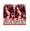 LOreal Paris Feria MultiFaceted Shimmering Permanent Hair Color R57 Intense Medium Auburn Hair Dye Kit Pack of 2