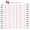 Eyebrow Stencil 24 Eyebrow Shaper Kit Reusable Eyebrow Template With Strap 3 Minutes Makeup Suitable for 98