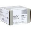 ForPro Professional Collection Expert Embossed Foil Sheets 500S Aluminum Foil PopUp Foil Dispenser Hair Foils for Color
