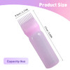 Abnaok Root Comb Applicator Bottle 6 Ounce Applicator Bottle for Hair Dye Bottle Applicator Brush with Graduated Scale 4
